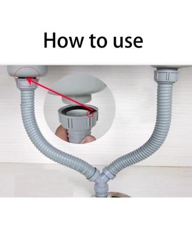 Qrity 6-Piece Drain Pipe Blind Cap Seal Set - 43mm Kitchen Sink Drain Seal & Rubber Disc for 1.5 Fittings - Buy Online on GoSupps.com