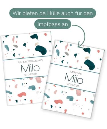 Personalized Wilhelm Fell Case for EU Pet ID Card | Custom Name & DOB Gifts for Pet Owners | Protective Cover for Milo - Buy Online on GoSupps.com