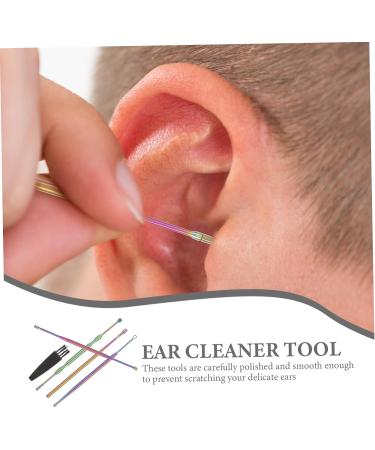 Ear Wax Remover Kit - Set of 3 Stainless Steel & Plastic Ear Cleaning Tools - Buy Online on GoSupps.com