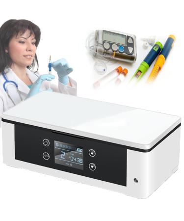 DDHVVOH Portable Insulin Cooler Box Insulin Cooler Travel Drug Cooler 0-8  C USB Charging Suitable for Car/Travel/Aircraft 10200mah 24 Hours Long Standby