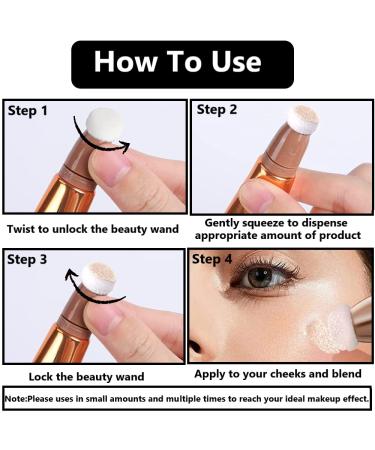 Natural Matte Liquid Contour Beauty Wand - Long Lasting Dark Brown Makeup Stick - Lightweight Silky Blush Highlighter for Flawless Contouring - Buy Online on GoSupps.com
