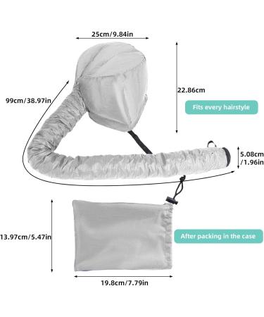 CSENASON Bonnet Hood Hair Dryer for Home - Sliver - Buy Online on GoSupps.com