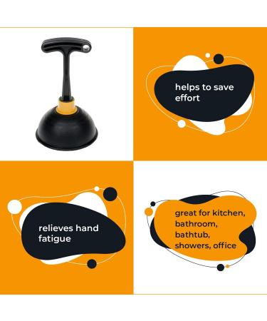 OFXDD Kitchen Plunger - Compact Toilet and Sink Plunger - Buy Online on GoSupps.com