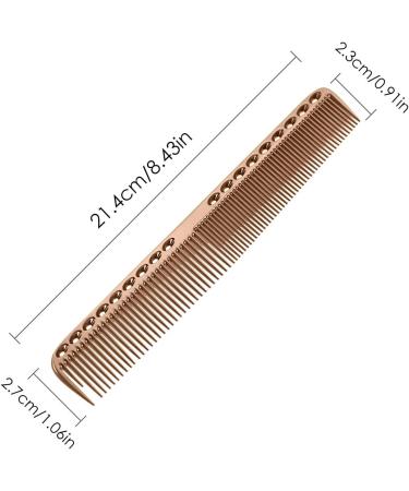 Nicoone Professional Hair Cutting Comb - Aviation Aluminum Salon Master Barber Comb for Styling and Precision Cuts - Pink, L 8.4x1in - Buy Online on GoSupps.com