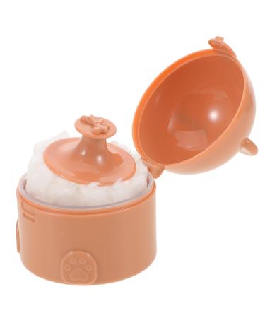 YARNOW 50g Bo te pour Houppette de Voyage Distributeur de Poudre R utilisable tui pour Houppette Bo te D corative pour Poudre Applicateur pour Corps Pot pour Corps tui