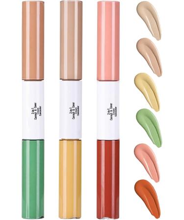 Correcteur de Maquillage pour Femmes | 3X Correcteur Haute Couvrance Cosm tique Longue Tenue pour v nements Photo et Usage Quotidien - Buy Online on GoSupps.com
