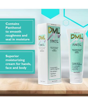 DML Forte Skin Care Super-Hydrating Moisturizer - Hypoallergenic Cream for Dry, Cracked Skin - Gentle Face and Body Moisturizer - 4 oz - Buy Online on GoSupps.com