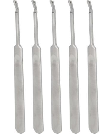 Dead Skin Remover Fork 5 Pieces Cuticle Pusher Fork Safe Fine Trimming Specially Treated for Nail Salon - Buy Online on GoSupps.com