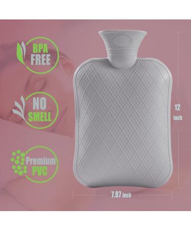 FORICOM Large 1.8L Hot Water Bottle w/ Soft Cover - BPA Free for Neck, Shoulder Pain, Menstrual Cramps - Hot & Cold Therapy (Dark Green) - Buy Online on GoSupps.com