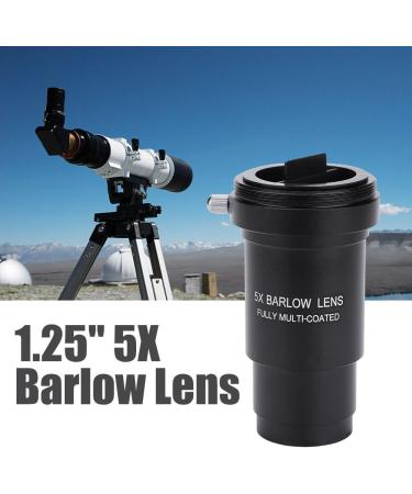 5X Magnification 1.25 Inch Barlow Lens | Multi-Coated Aluminum Alloy | M42 Thread for 31.7mm Telescope Eyepiece - Buy Online on GoSupps.com