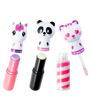 Buy Lip Smacker Lippy Pals 3 Pack Lip Kit - Fox, Bunny & Llama Unicorn Flavors - Buy Online on GoSupps.com