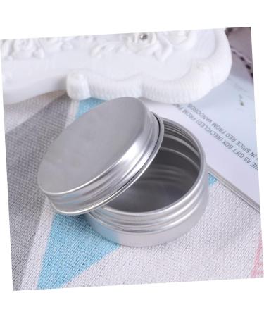 HAPINARY Box Lip Gloss Containers Cosmetic Mini Candle Round Metal Tins Small Cookie Tins Foldable Lap Desk Screw Lid Containers Jars Candle Making Tins Jars with Lid Tin Can Filling Travel - Buy Online on GoSupps.com