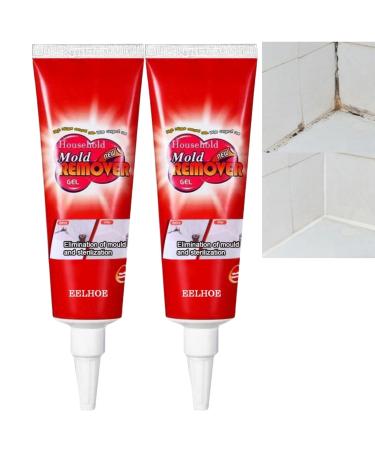 2pcs Mould Gel Mould Cleaner Gel Mould and Mildew Remover Powerful Black Mould Remover Household Mould Removal Gel for Kitchen Black Mold Remover Spray Mould Cleaner for Walls Mould Paint for Bathroom