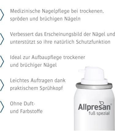 Allpresan Huile sp ciale pour les pieds n 2 pour ongles soign s et sains - Pour le soin des ongles secs - 2 x 50 ml - Buy Online on GoSupps.com