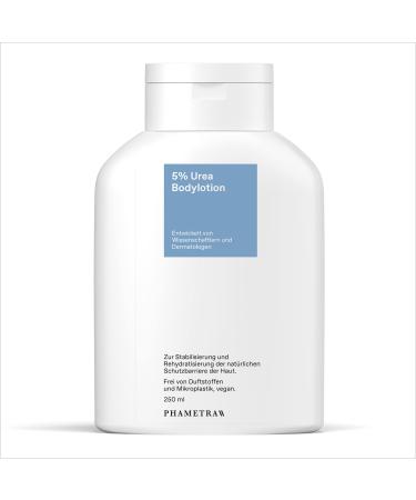 Phametra 5% urea body lotion |To stabilize and rehydrate the natural protective barrier of the skin |Without fragrances |Vegan |Without microplastics |250ml - Buy Online on GoSupps.com