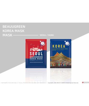 Buy Beauugreen K-Beauty Mask Seoul GUNG 23g | Authentic Korean Skincare for Glowing Skin - Buy Online on GoSupps.com