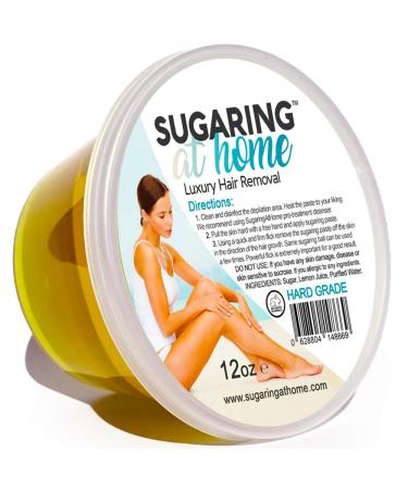 Sugaring Hair Removal Paste Hard for Personal Use on Bikini  Brazilian  Arms  Legs  Back 12 oz.