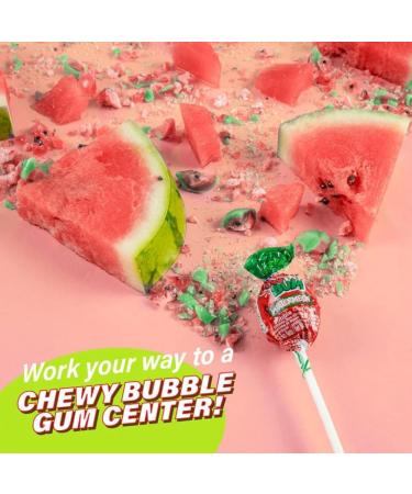 Bon Bon Bum - Bubble Gum Filled Lollipops by Colombina Bonbonbum Watermelon flavour 2 bags x 24 lollipops 48 units total 2 bags Watermelon - Buy Online on GoSupps.com