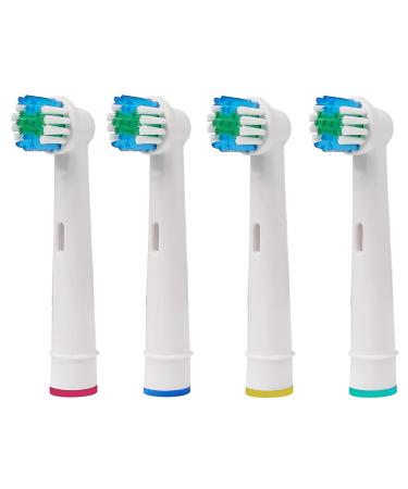 4 pieces toothbrush heads compatible with most Braun Oral-B electric toothbrushes 4 pieces Dentia replacement toothbrush head - Buy Online on GoSupps.com