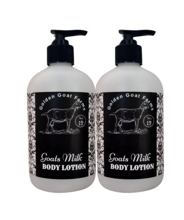 Golden Goat Farms Green Apple & Pear Scented Body Lotion with Goat's Milk 12 Oz (2 Pack)