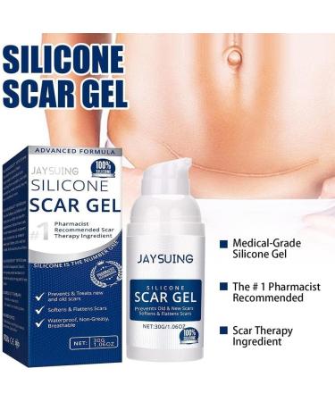 Silicone Skin Renewal Gel - Women's Treatment for Surgical Scars, Stretch Marks, Acne, Burn Scars & Pockmarks - 1pcs - Buy Online on GoSupps.com