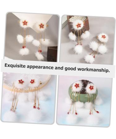 Beaupretty 1 Pair Hair Ball Hairpin Girls Barrettes Hair Pins for Girls Pom Pom Hairpins Tassel Hair Clips Kids Hair Clips Kids Hair Accessories for Girls Hair Style Girls Pompom Hanfu China - Buy Online on GoSupps.com