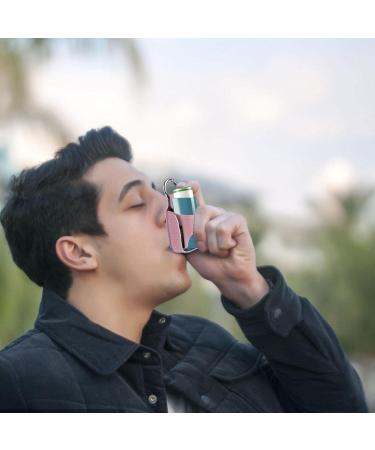 Inhaler Carrying Case - Inhaler Spacer and Holder with Metal Buckle | Handy Lightweight and Protective PU Leather Case for Inhaler for Travel Daily Use School and Hiking Qmisify - Buy Online on GoSupps.com