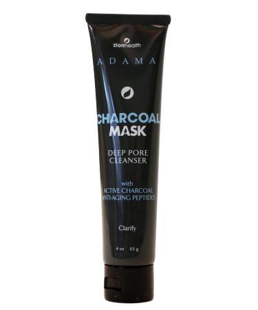 Zion Health Adama Charcoal Beauty Mask Deep Pore Cleanser 4 oz (113 g)