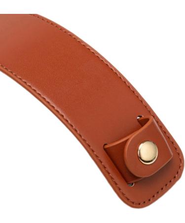Qialexicon Leather Shoulder Strap Pad Thick Detachable Handle Wrap Pad for Handbag Purses brown - Buy Online on GoSupps.com