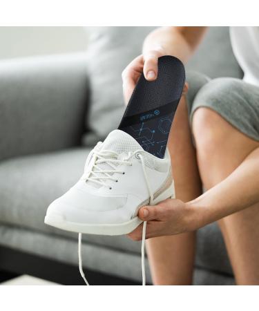 Plantar Fasciitis Relief Kit - Compression Foot Sleeves & Arch Support Insoles - Fast Pain Relief & Comfort - Blue, XS - 1 Pair - Buy Online on GoSupps.com