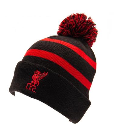 Liverpool FC Knitted Ski Hat - Authentic EPL Brand One Size Black