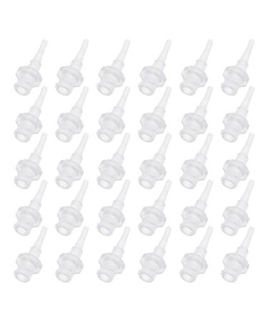 PAMINGONO Conical Bottle Ear Cleaner Nozzles 30pcs Disposable Pp Ear Irrigator Accessories for Earwax Removal and Cleaning Tool for Home Use