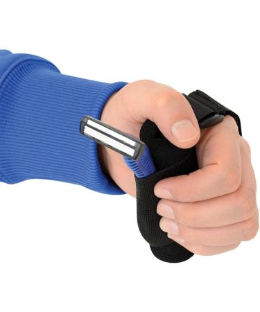 Eat with Ease: Skin-Friendly Eating Aid Cuff & Utensil Holder - Durable Nylon Design for Comfortable Use - Buy Online on GoSupps.com