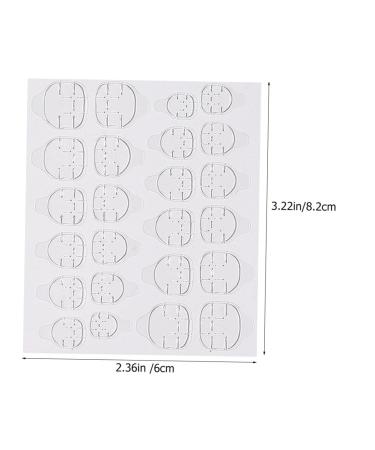 minkissy Nail Adhesive Tabs 20 Sheets press on nails sticky tabs Nail piece Rubber nails double sided tape Label jelly glue nail glue stickers plastic wearable sticker jelly nail stickers - Buy Online on GoSupps.com