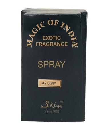 Sharvgun Magic Of India Exotic Nag Champa Natural Fragrance Body Scent For Unisex (Man & Women) 20ML- Spray - Buy Online on GoSupps.com