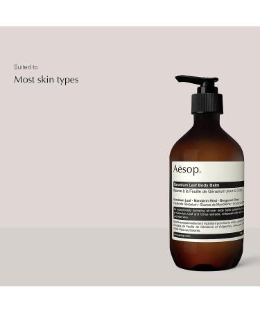 Aesop Geranium Leaf Body Balm 500mL/16.67oz | Paraben-Free, Cruelty-Free & Vegan | 16.67 Fl Oz - Buy Online on GoSupps.com