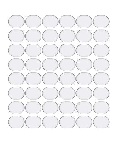 Vrttlkkfe 48 pieces gel buffer gel buffer silencer made of silicone soft drum shock absorber buffer mute buffer damping gel (transparent)