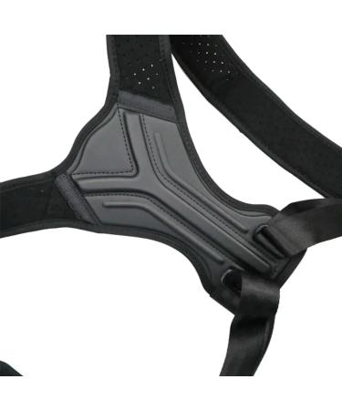 Adjustable Posture Corrector Back Support Belt Spine Back Shoulder Brace Support Belts Adult black M - Buy Online on GoSupps.com