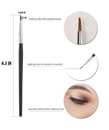JASSINS Fine Angled Eyeliner Brushes Set - Precision Gel Eye Liner Makeup Brush (3 Pieces) - Buy Online on GoSupps.com