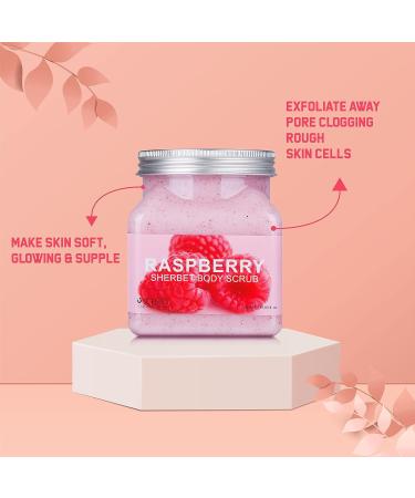 SCENTIO RASPBERRY PORE MINIMIZING SHERBET SCRUB 350 ML. - Buy Online on GoSupps.com