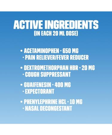 Mucinex Fast-Max Adult Severe Cold Liquid 6oz - Fast Relief Formula - Buy Online on GoSupps.com