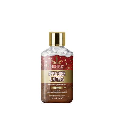 Hempz Limited Edition Mini Apple Cider & Nutmeg Herbal Body Lotion for men or women vegan and gluten free 2.25 oz