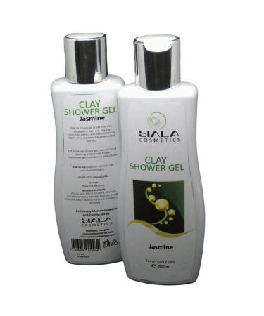 Clay Moisturising Shower Gel Jasmine / Hydrate Nourish Body Wash/PH Balance / 100% ingredient Natural No Animals Testing Cruelty Free