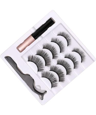 Magnetic eyelash and eyeliner kit 1 Tube of Magnetic Eyeliner 5 Pairs of Magnetic Eyelashes 1 Eyelash Applicator - Buy Online on GoSupps.com