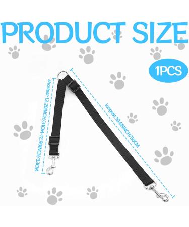 1PCS Double Dog Lead Adjustable Double Lead For Dogs Unique Double-Head Adjustment Pet Dog Walking - Buy Online on GoSupps.com