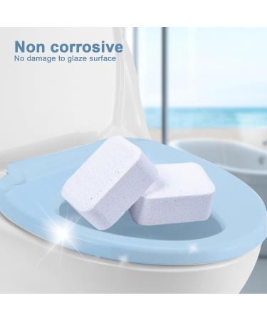 Erhigher Effervescent Toilet Cleaner Bowl Tablets Powerful Cleaning Removes Stains Odors Refreshes Bathroom Hassle-Free Solution 5/10/20 Pack Stain White 10 pcs - Buy Online on GoSupps.com