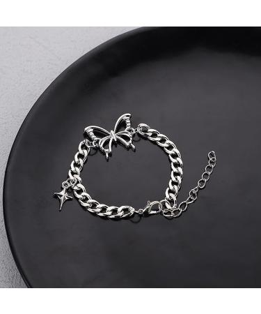Shop Stylish OralGos Fashion Butterfly Bracelet - Adjustable Hand Chain Jewelry Gift for Family - Buy Online on GoSupps.com