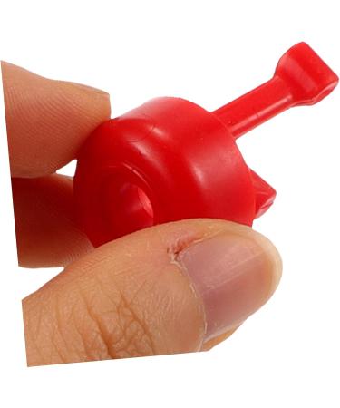 Hemoton Eye Drop Holder Tool - 10 Pcs Eye Drop Applicator Guides & Storage Rack - Portable Eye Drops Aid Rack - Red 3.00x2.00x2.00CM - Buy Online on GoSupps.com