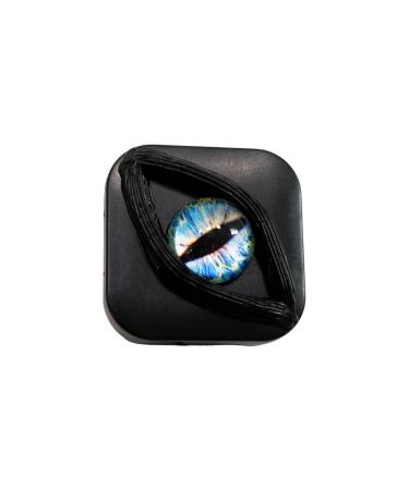 MilageTo contact tui contact lens holder container Halloween gifts portable mini contact lens-storage box for women and girls daily office light blue