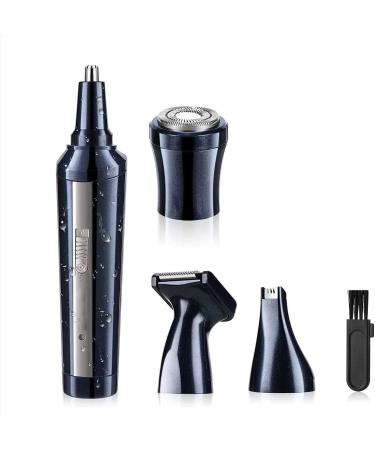 Professional Ear and Nose Hair Trimmer - Rechargeable Waterproof Dual Edge Blades for Men & Women Painless Eyebrow & Facial Hair Clipper - Buy Online on GoSupps.com